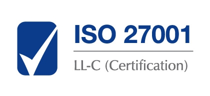 Logo certyfikatu ISO 27001